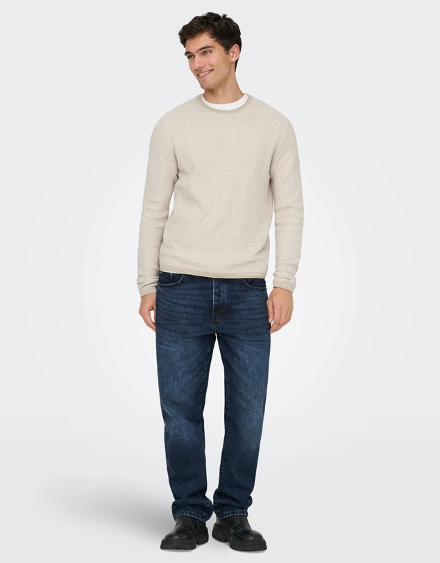 Only & Sons - Eric Structured Knit Pullover