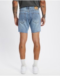 Thrills - Mandude Raw Slim Cropped Denim Shorts