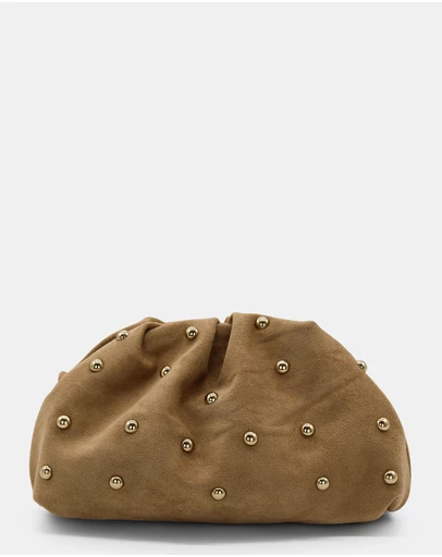 Morgan & Taylor - Beaux Clutch in Brown