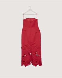 Revibe - Repaired LEO LIN Rayna Applique Bustier Maxi Dress - AU 14
