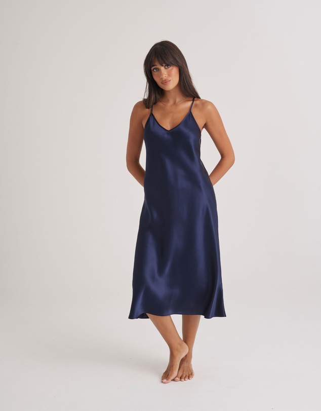 Love and Lustre - Silk Slip 3/4 Length