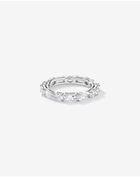 Michael Hill - Multi-Stone Cubic Zirconia Eternity Ring in Sterling Silver
