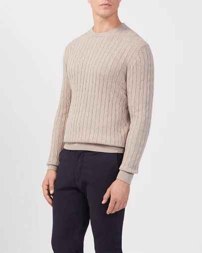 Van Heusen - Cotton Cable Knit Sweater