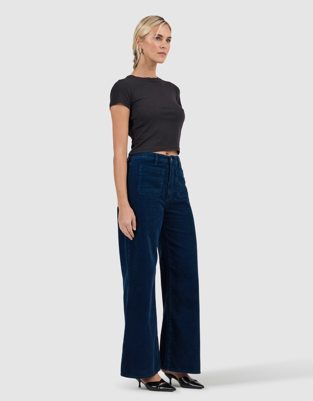Rolla's - Relaxed Sailor Jean - Teal Cord