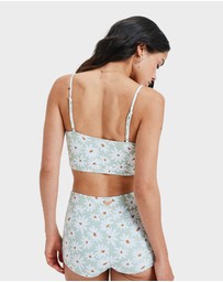 Roxy - Womens Dream Floral Tank Bikini Top