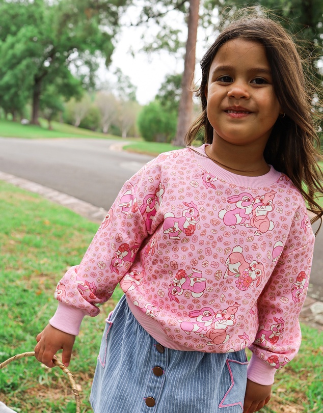 Rock Your Kid - Disney Thumper Sweat in Pink
