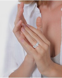 Elli Jewelry - Ring Flower 925 Sterling Silver