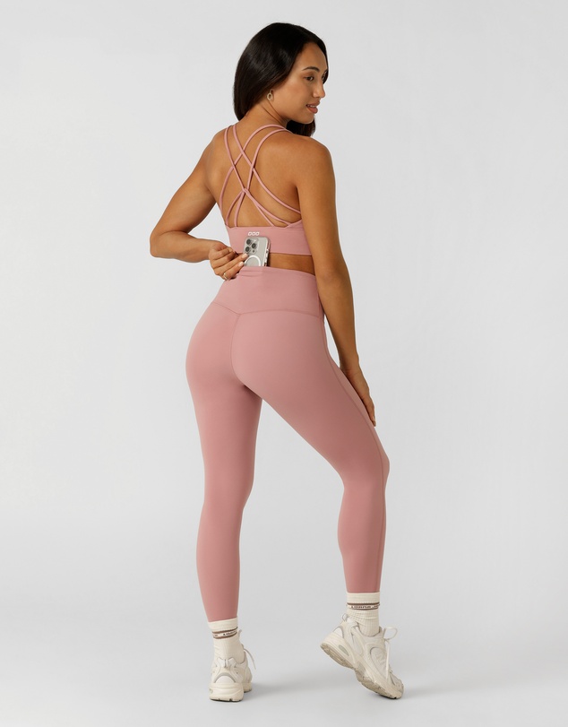 Lorna Jane - Lotus No Chafe Phone Pocket Ankle Biter Leggings