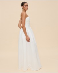 CHANCERY - Hazel Drop Waist Strapless Gown