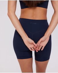 Upstate - Air Sculpt 6inch Bike Short - Midnight Navy