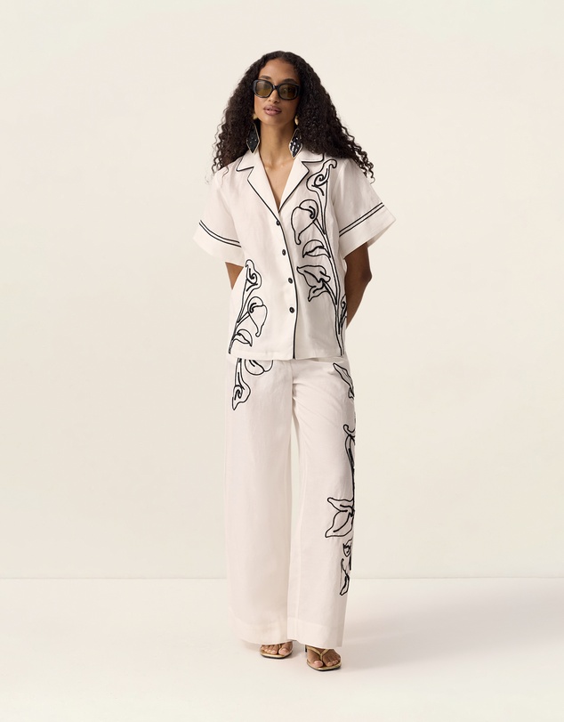 MOS The Label - Lily Embroidery Pants