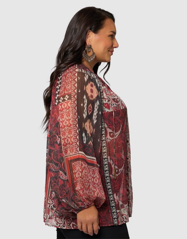 The Poetic Gypsy - Aurora Drift Blouse