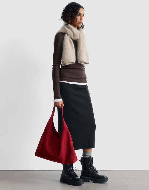 & Other Stories - Knitted Pencil Midi Skirt