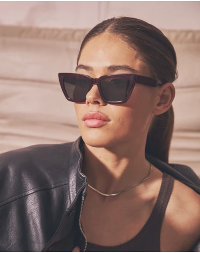 Soda Shades - Hailey II - Burgundy