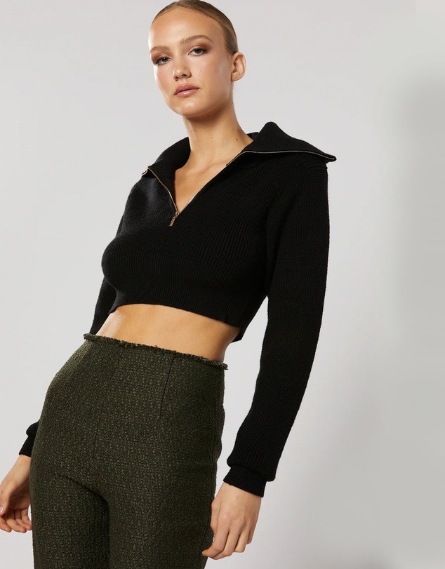 Winona - Cassidy Zip Top Black