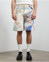 Bethany Williams - Upcycled Quilted Blanket Shorts