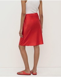 Assembly Label - Pippa Silk Knee Length Skirt
