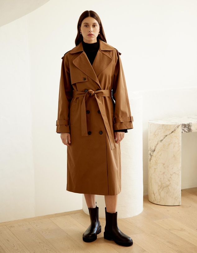 AERE - Organic Cotton Trench