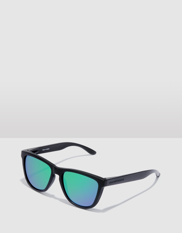 Hawkers Co - HAWKERS Polarized Carbon Black Green One Raw Sunglasses for Men and Women UV400