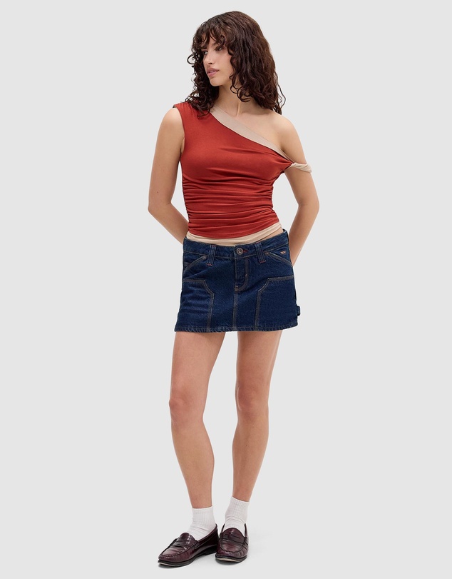 BDG By Urban Outfitters - Carpenter Denim Mini Skirt