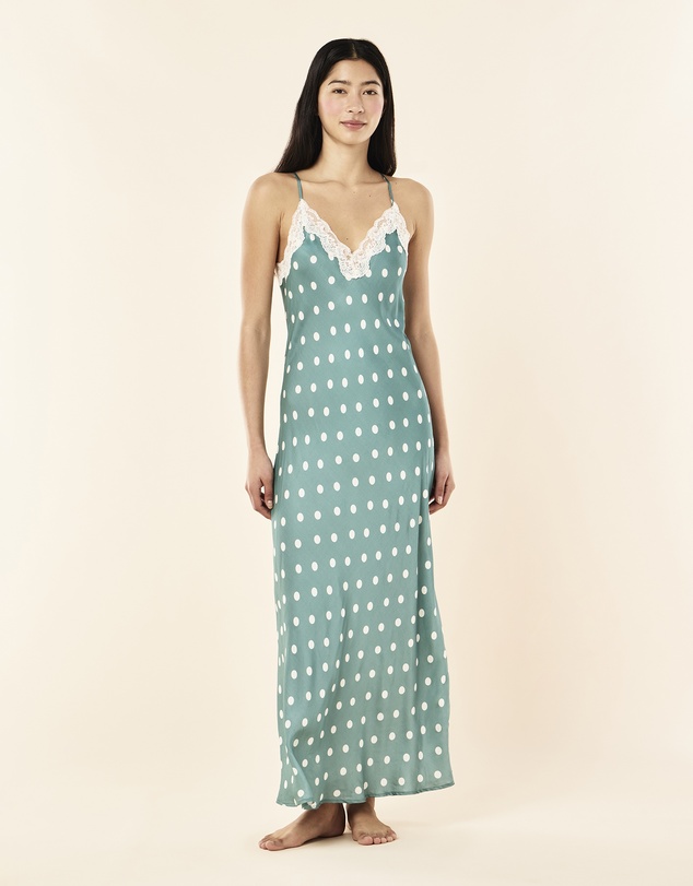 Papinelle - Annabelle Lace Front Maxi Nightie