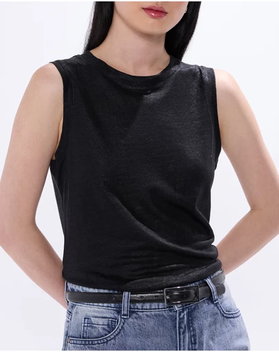 Marcs - As Love Glows Foil Linen Tank