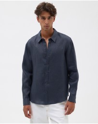 AERE - Euro Resort Linen LS Shirt