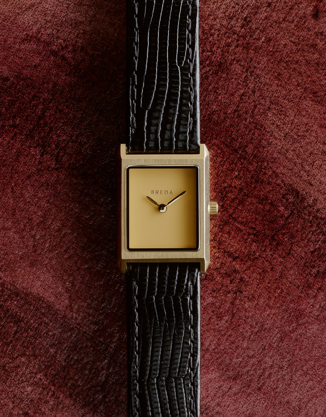 Breda - Virgil 1765d Leather Band Watch, 20MM