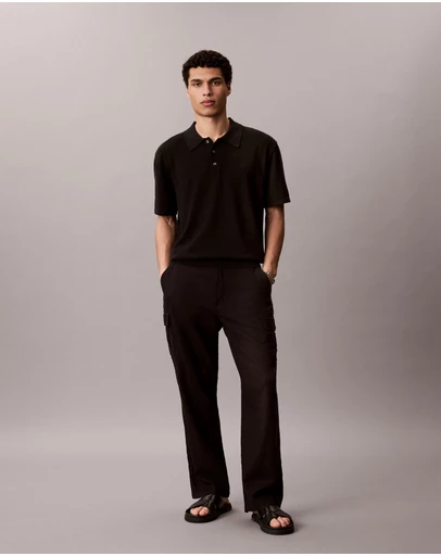 Calvin Klein - Supima Cotton Polo Sweater