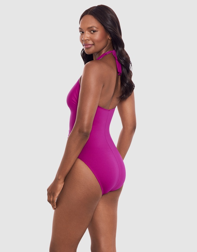 Miraclesuit Swimwear  - Rock Solid Utopia Wired Halter One-Piece Shaping Swimsuit