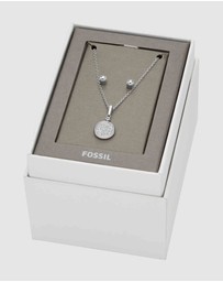 Fossil - Jewelry Silver Tone Jewellery Set