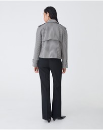 Forcast - Flynn Cropped Trench Coat