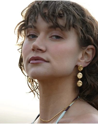 Native Sol - Havana Drop Earrings