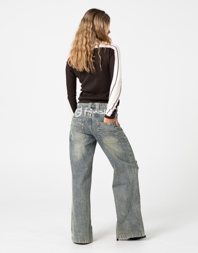 Rusty - Daddy Gb Fitted Zip Through Knit