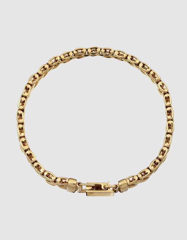 Kuzzoi - Chunky Box Chain Bracelet in Gold-Plated 925 Silver