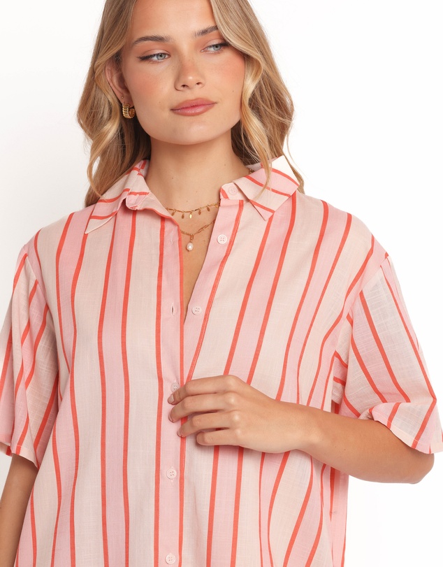 Petal & Pup - Norah Mini Dress - Pink Stripe