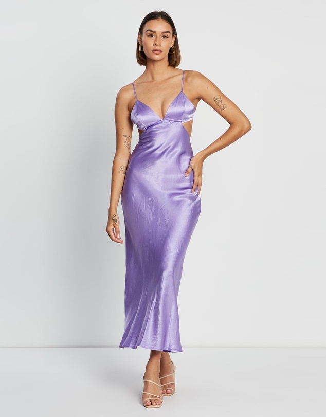 Third Form - Crush Bias Tri Midi Dress