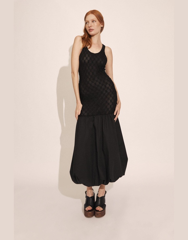 Bardot - Melody Lace Poplin Maxi Dress