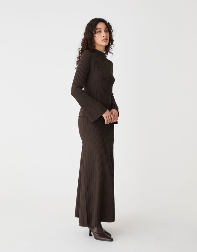 Forcast - Nevaeh A-Line Knit Skirt