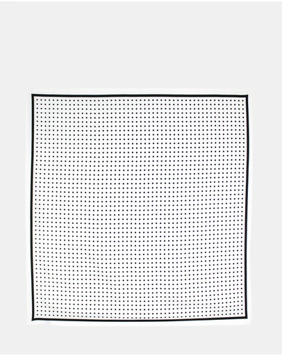 Morgan & Taylor - Bridgitte Hair Scarf in White