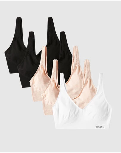 Boody - 5-Pack Shaper Crop Bra