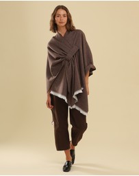 Morgan & Taylor - Concetta Poncho in Brown