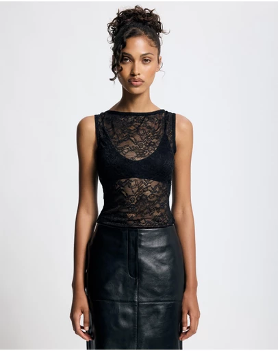Lover - Dahlia Sleeveless Lace Top