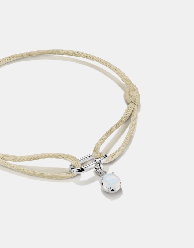 THOMAS SABO - THOMAS SABO Connect Textile Bracelet Beige