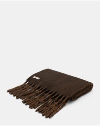 Morgan & Taylor - Hannah Reversible Scarf in Brown
