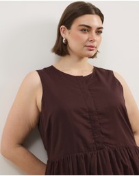 Atmos&Here Curvy - Dalia Cotton Voile Mini Dress