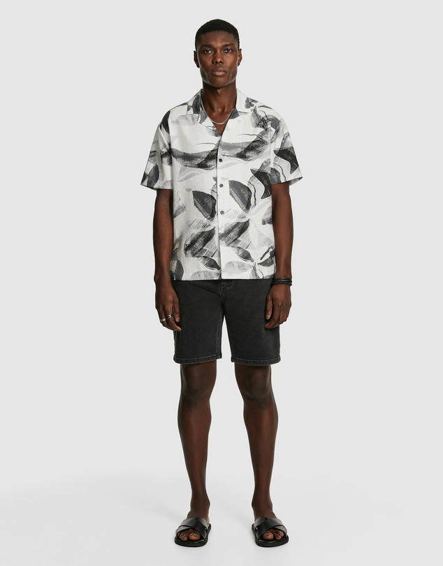 yd. - Foster Print Shirt