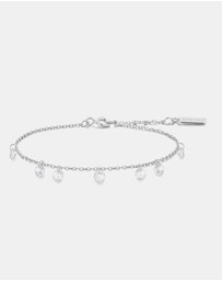 Ania Haie - Ania Haie Silver Droplet Station Bracelet