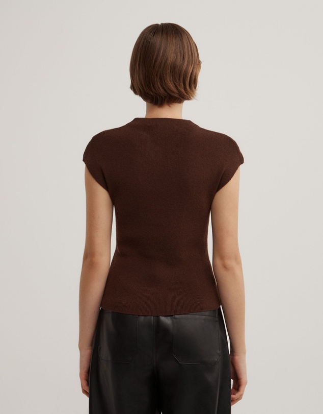 Witchery - High Neck Knit T-shirt