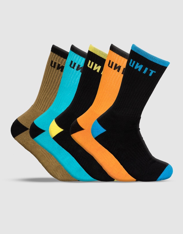 UNIT - Bamboo Socks 5 Pack - React